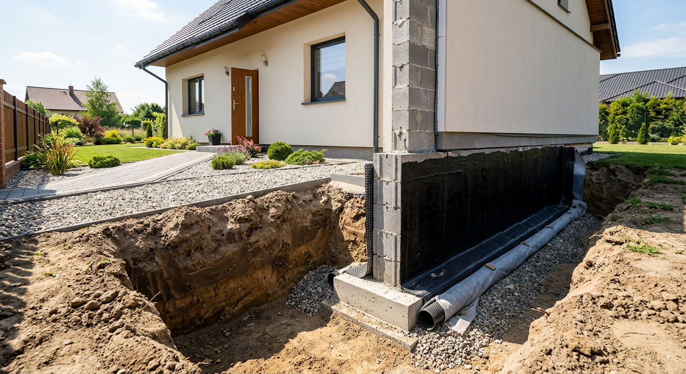 Jak skutecznie zabezpieczyć fundamenty przed wilgocią