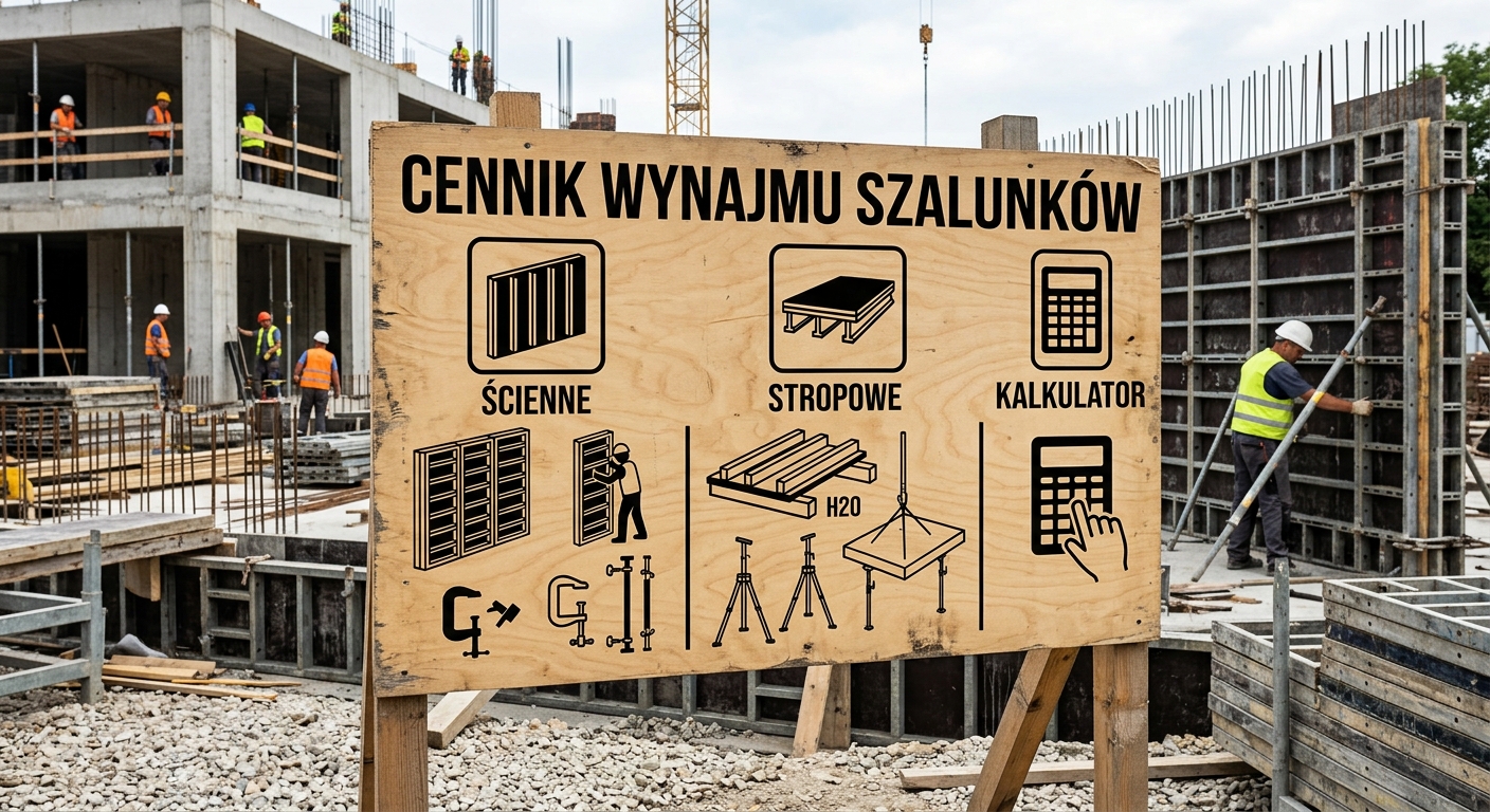 Ile kosztuje wynajem szalunków na budowie?